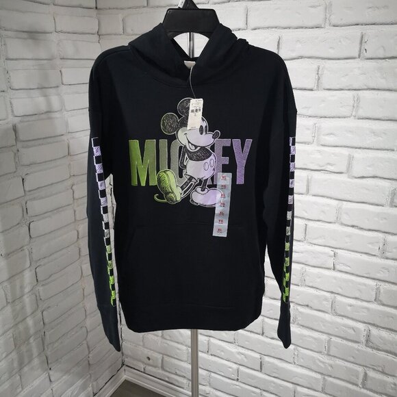 NWT Old Navy Disney Size XL (14-16) Fleece Lined Kids Mickey Hoodie - Picture 1 of 7